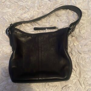 Coach bucket leather bag